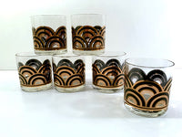 Load image into Gallery viewer, Georges Briard Signed Art Deco Glasses (Set of 6)
