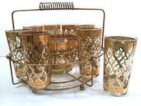 Load image into Gallery viewer, Culver Signed Mid-Century Valencia 10-Piece Bar Set
