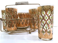 Load image into Gallery viewer, Culver Signed Mid-Century Valencia 10-Piece Bar Set
