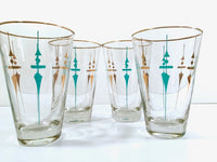 Load image into Gallery viewer, Libbey Mid-Century Staccato Glasses (Set of 4)
