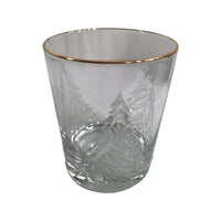 Load image into Gallery viewer, Culver Mid-Century Frosty Trees Double Old Fashion Glasses (Set of 4)
