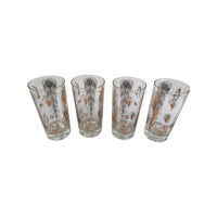Load image into Gallery viewer, Fred Press Signed Mid-Century Birds of a Feather Highball Glasses (Set of 4)
