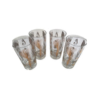 Load image into Gallery viewer, Fred Press Signed Mid-Century Birds of a Feather Highball Glasses (Set of 4)
