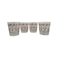 Load image into Gallery viewer, Fred Press Signed Mid-Century White Atomic Star Glasses (Set of 4)
