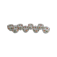 Load image into Gallery viewer, Anchor Hocking Mid-Century Field of Daisies Roly Poly 9 Piece Set
