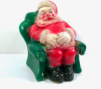 Load image into Gallery viewer, Vintage Rossi Chalkware Santa Bank
