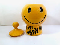 Load image into Gallery viewer, McCoy Have A Happy Day Smiley Face Cookie Jar

