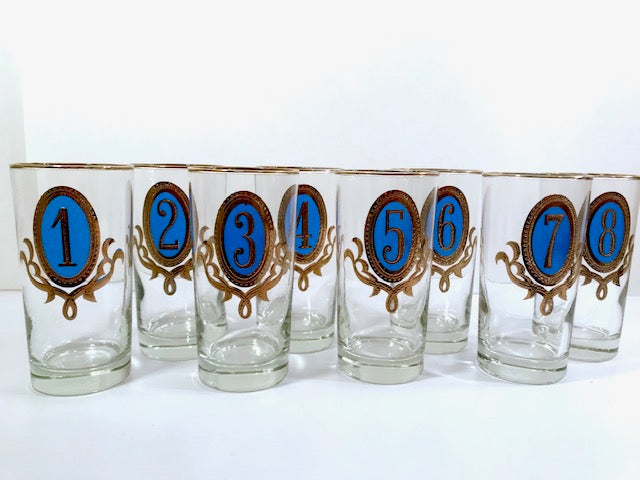 Libbey Mid-Century Crown Collection - Numero (Set of 8 Glasses)