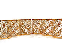 Load image into Gallery viewer, Imperial Glass Mid-Century Sortijas De Oro Double Old Fashion Glasses (Set of 6)
