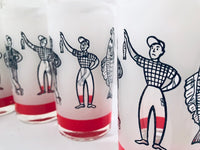 Load image into Gallery viewer, Libbey Mid-Century Fisherman Highball Glasses (Set of 6)
