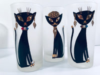 Load image into Gallery viewer, Maida Armour Siamese Hipster Cat Highball Glasses (Set of 6)
