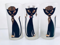 Load image into Gallery viewer, Maida Armour Siamese Hipster Cat Highball Glasses (Set of 6)
