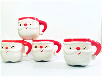 Load image into Gallery viewer, Napco Winking Santa Mug Set (Set of 4)
