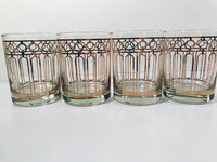 Load image into Gallery viewer, Georges Briard Signed Art Deco Double Old Fashion Glasses (Set of 4)
