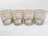 Load image into Gallery viewer, Georges Briard Signed Art Deco Double Old Fashion Glasses (Set of 4)

