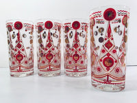 Load image into Gallery viewer, Fred Press Signed Atomic Christmas Tree Glasses (Set of 4)
