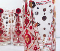 Load image into Gallery viewer, Fred Press Signed Atomic Christmas Tree Glasses (Set of 4)
