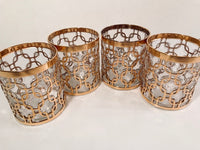 Load image into Gallery viewer, Imperial Glass Mid-Century Golden Chains Old Fashion Glasses (Set of 4)

