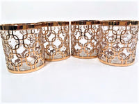 Load image into Gallery viewer, Imperial Glass Mid-Century Golden Chains Old Fashion Glasses (Set of 4)
