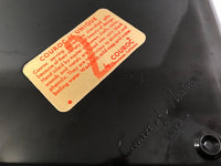 Load image into Gallery viewer, Couroc Signed Mid-Century Black and 22-Karat Gold Owl 9-Piece Set
