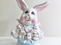 Load image into Gallery viewer, Mrs. Peter Cottontail Ceramic Figure
