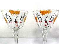 Load image into Gallery viewer, Gay Fad Mid-Century Tipsy Martini Glasses (Set of 2)
