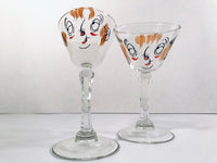 Load image into Gallery viewer, Gay Fad Mid-Century Tipsy Slanted Martini Glasses (Set of 2)
