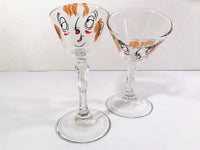 Load image into Gallery viewer, Gay Fad Mid-Century Tipsy Slanted Martini Glasses (Set of 2)
