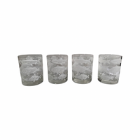 Load image into Gallery viewer, Georges Briard Signed Mid-Century Marine Life Double Old Fashion Glasses (Set of 4)
