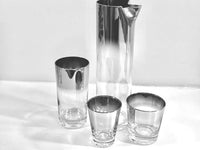 Load image into Gallery viewer, Vitreon Queens Luster Mid-Century Platinum 19-Piece Bar Set
