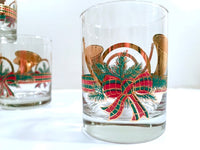 Load image into Gallery viewer, Culver Mid-Century Yule Horn Double Old Fashion Glasses (Set of 4)
