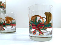 Load image into Gallery viewer, Culver Mid-Century Yule Horn Double Old Fashion Glasses (Set of 4)
