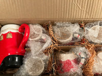 Load image into Gallery viewer, Napco Tom and Jerry Santa and Elf Boot 7-Piece Set
