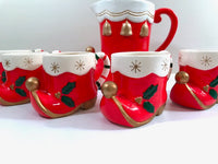 Load image into Gallery viewer, Napco Tom and Jerry Santa and Elf Boot 7-Piece Set
