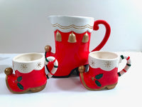 Load image into Gallery viewer, Napco Tom and Jerry Santa and Elf Boot 7-Piece Set
