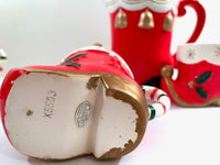 Load image into Gallery viewer, Napco Tom and Jerry Santa and Elf Boot 7-Piece Set

