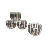 Load image into Gallery viewer, Fred Press Jewel Gold Roly Poly Whiskey Glasses (Set of 4)
