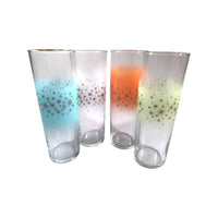 Load image into Gallery viewer, Libbey Atomic Star Tall Collins Glasses (Set of 4)
