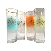 Load image into Gallery viewer, Libbey Atomic Star Tall Collins Glasses (Set of 4)
