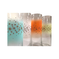 Load image into Gallery viewer, Libbey Atomic Star Tall Collins Glasses (Set of 4)

