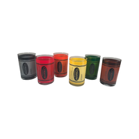 Load image into Gallery viewer, Cera Signed Crayola Crayon Double Old Fashion Glasses (Set of 6)
