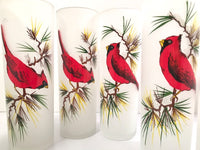 Load image into Gallery viewer, Gay Fad Mid-Century Cardinal and Pine Sprig 10-Piece Cocktail Bar Set
