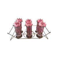 Load image into Gallery viewer, Fred Press Signed Mid-Century Lotus Flower Tipsy Tim 13 Piece Set
