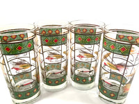 Load image into Gallery viewer, Vintage Fly Fishing Lure Highball Glasses (Set of 4)
