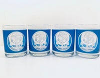Load image into Gallery viewer, Georges Briard Signed Mid-Century Anchors Away Double Old Fashion Glasses Set of 4)
