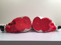Load image into Gallery viewer, Jolly Ole St Nick Getting His Kick Candle Holders (Pair)
