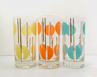 Load image into Gallery viewer, Fred Press Signed Panton Style Atomic Dots Highball Glasses (Set of 6)
