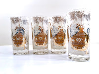 Load image into Gallery viewer, Mid-Century Christmas Angels Highball Glasses (Set of 4)
