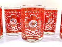 Load image into Gallery viewer, Georges Briard Signed Imperial Brocade Double Old Fashion Glasses (Set of 6)
