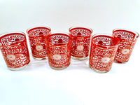 Load image into Gallery viewer, Georges Briard Signed Imperial Brocade Double Old Fashion Glasses (Set of 6)
